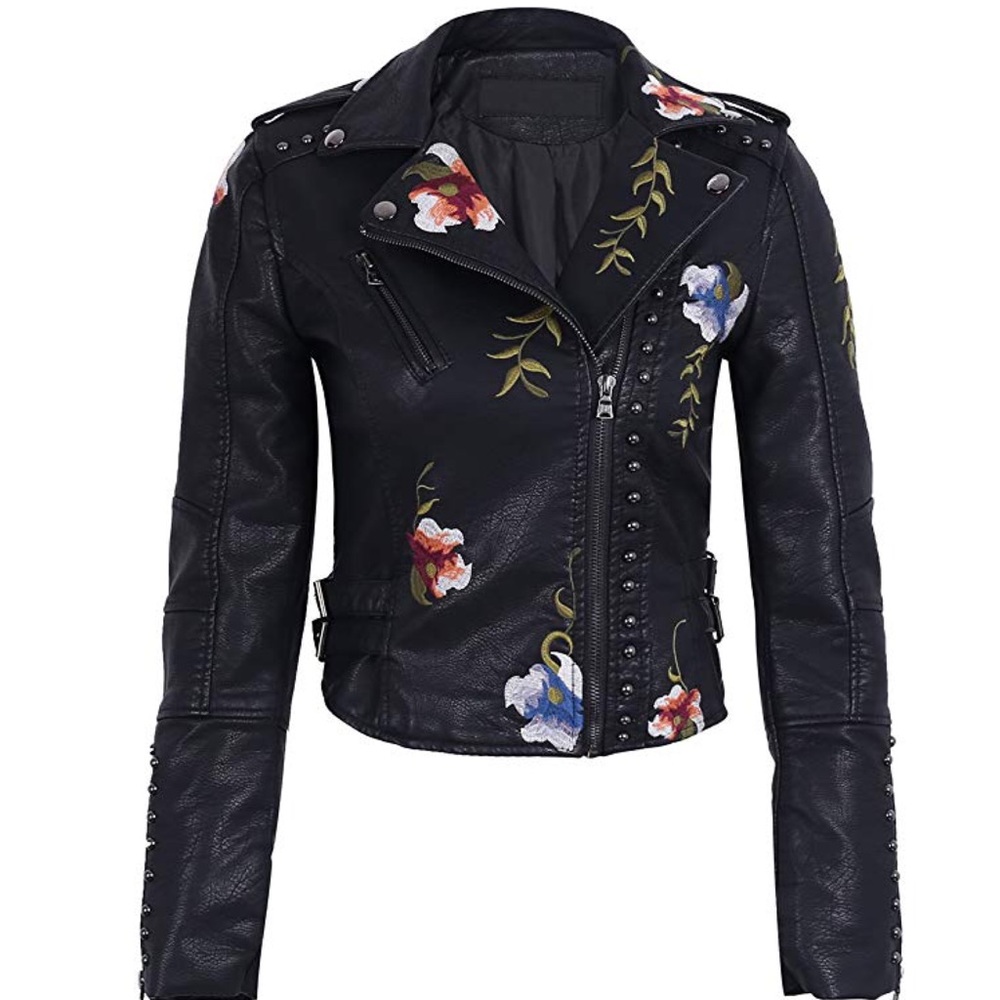 BLANKNYC As You Wish floral embroidered jacket
